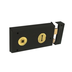 Securit Double Handed Rim Lock Grey - 140mm - STX-485395 