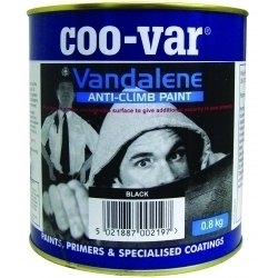 Coo-Var Vandalene Anti-Climb Paint - Black - 2.0kg - STX-492691 