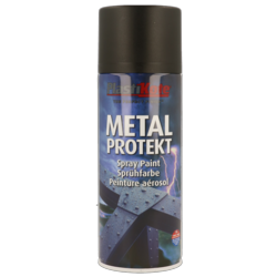 PlastiKote Metal Protekt Paint - 400ml Aerosol Matt Black - STX-493778 