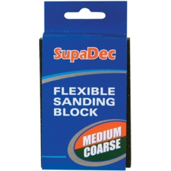 SupaDec Flexible Sanding Block - Medium/Coarse - STX-506391 