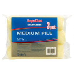 SupaDec Roller Refills - 9" x 1.5" / 225mm x 38mm - STX-507869 