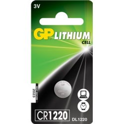 GP Lithium Button Cell Battery - CR1220 Single - STX-508729 