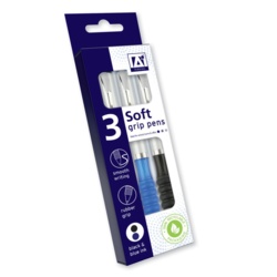 A Star Soft Grip Pens - Pack 3 - STX-511579 