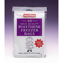 Caroline Freezer Bags (40) - 7" x 9" (18 x 23cm) - STX-512241 