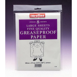 Caroline Greaseproof Sheets (8) - 15" x 20" (38cm x 50cm) - STX-512599 