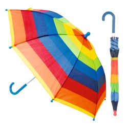 Drizzles Childs Striped Umbrella - Assorted Designs - STX-513124 