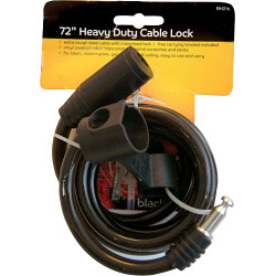 Blackspur Heavy Duty Cable Lock - 72" - STX-519502 