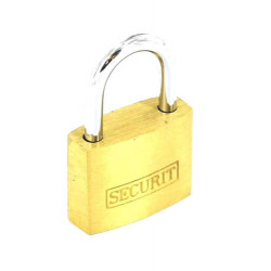 Securit Brass Padlocks Assorted Sizes (12) - 20mm, 25mm, 30mm - STX-520387 