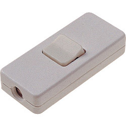 Dencon 2A Through Switch Suitable for 2 Core Flex, White - Pre-Packed - STX-524413 