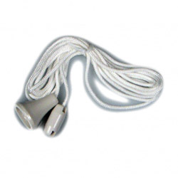 Dencon Spare Pull Cord for Ceiling Switch, White - Pre-Packed - STX-524669 