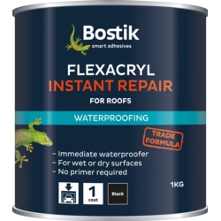 Bostik Flexacryl Instant Waterproof Compound - 1kg Black - STX-530430 