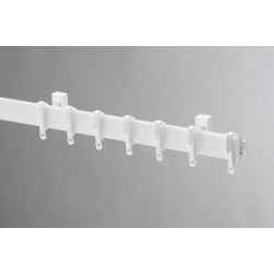 Swish Sologlyde PVC Curtain Track - 150cm White - STX-532197 