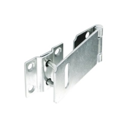 Securit Safety Hasp & Staple Zinc Plated - 90mm - STX-536036 