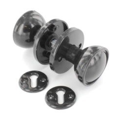 Securit Plastic Mortice Knob Set Brown - 60mm - STX-540353 