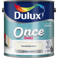 Dulux Once Gloss 2.5L - Pure Brilliant White - STX-546958 