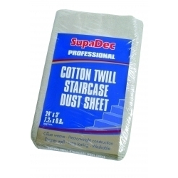SupaDec Cotton Twill Staircase Dust Sheet - 24