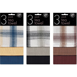 Globe Mill Textiles Tea Towel (3 Pack) - Honeycomb - STX-554384 