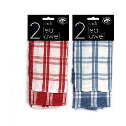 Globe Mill Textiles Tea Towel - 2 Pack Terry Design - STX-554428 
