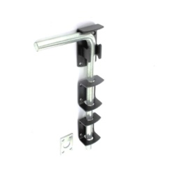 Securit Garage Door Bolt Black - 375mm - STX-556258 