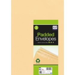 Anker Padded Brown Envelopes - 370 x 480 Pack 3 - STX-561044 