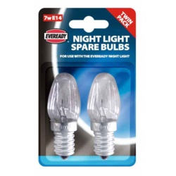 Eveready Night Light Spare Bulbs E14 - Twin Pack - STX-571841 
