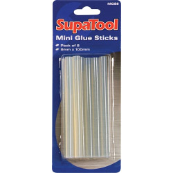 SupaTool Mini Glue Stick - 8mm x 100mm 8 Piece - STX-572340 