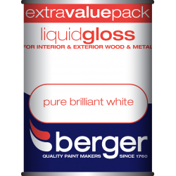 Berger Liquid Gloss 1.25L - Pure Brilliant White - STX-574502 