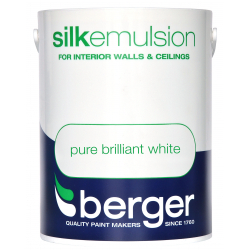 Berger Vinyl Silk 5L - Pure Brilliant White - STX-575393 