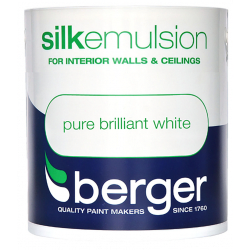 Berger Vinyl Silk 1L - Pure Brilliant White - STX-575936 