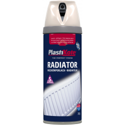 PlastiKote Radiator Spray Paint - 400ml Magnolia - STX-580144 