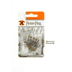 X Brass Headed Pins - Blued Shanks (Blister Pack) - STX-583073 