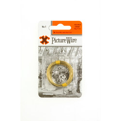 X Brass Picture Wire (Blister Pack) - No. 1 - STX-583096 