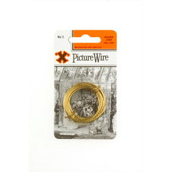 X Brass Picture Wire (Blister Pack) - No. 3 - STX-583117 