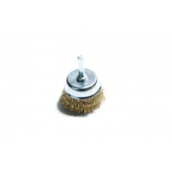 Worldwide Brass Wire Cup Brush (x 6mm) - 76mm(3") - STX-585090 