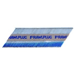 Rawlplug Paper Collated Nails With Fuel Cell Ring Galvanised - 3.1X75 - STX-587940 