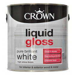 Crown Liquid Gloss 2.5L - Pure Brilliant White - STX-588504 