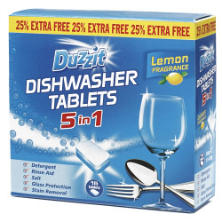 Duzzit 5 in 1 Dishwasher Tablets - 15 x 20g - STX-597568 