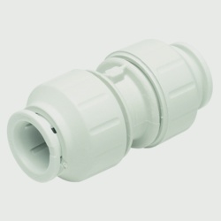 JG Speedfit Equal Straight Connector - 15mm Pack 10 - White - STX-606515 