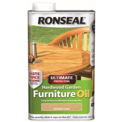 Ronseal Hardwood Furniture Oil 1L - Natural Teak - STX-608040 