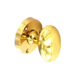 Securit Victorian Oval Mortice Knobs (Pair) - 65mm - STX-611830 