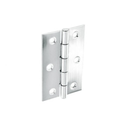 Securit Steel Butt Hinges Polished Chrome Plated (Pair) - 75mm - STX-612128 