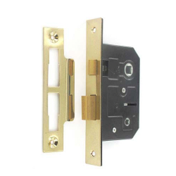 Securit Bathroom Lock Brass Plated - 63mm - STX-614355 