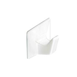 Securit Self-Adhesive Hooks White (4) - Small - STX-625428 