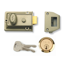 Yale Traditional Nightlatch - Polished Brass - STX-637011 