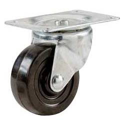 Select Swivel Castor Rubber Wheel - 101mm - STX-639249 
