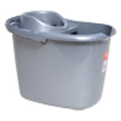 TML Mop Bucket - 15L Silver - STX-648040 