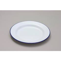 Falcon Enamel Dinner Plate - Traditional White - 22cm x 2D - STX-651071 