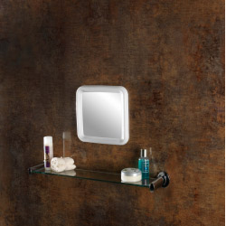 SupaHome Square Plastic Mirror - 21 x 21cm - STX-653581 