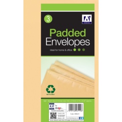 Anker Padded Brown Envelopes - 170 x 225 Pack 3 - STX-657942 