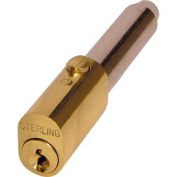 Sterling Bullet Lock - Keyed Alike Pair - Clam - STX-657959 